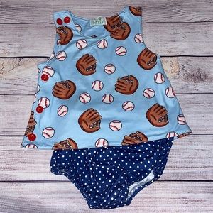 Sassy Stitches 18m Diaper Set